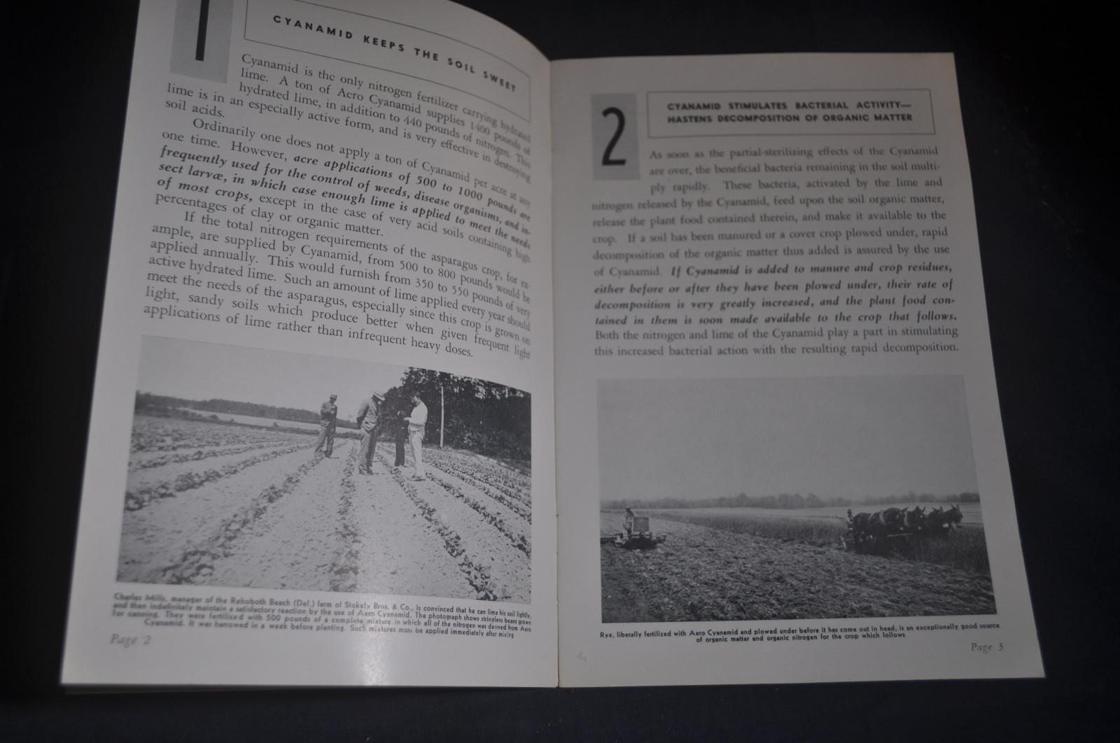 1932 The Cyanamid Plan For Soil Sterilization & Weed Control Brochure