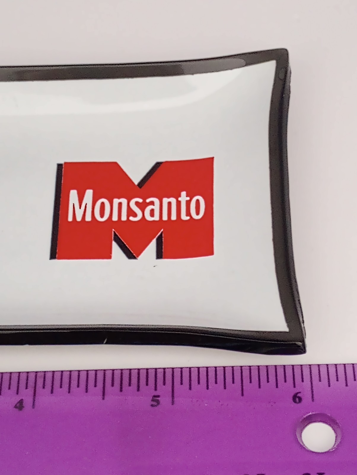 Monsanto Company Glass Trinket Tray St. Charles Missouri Plant 1964 Open House