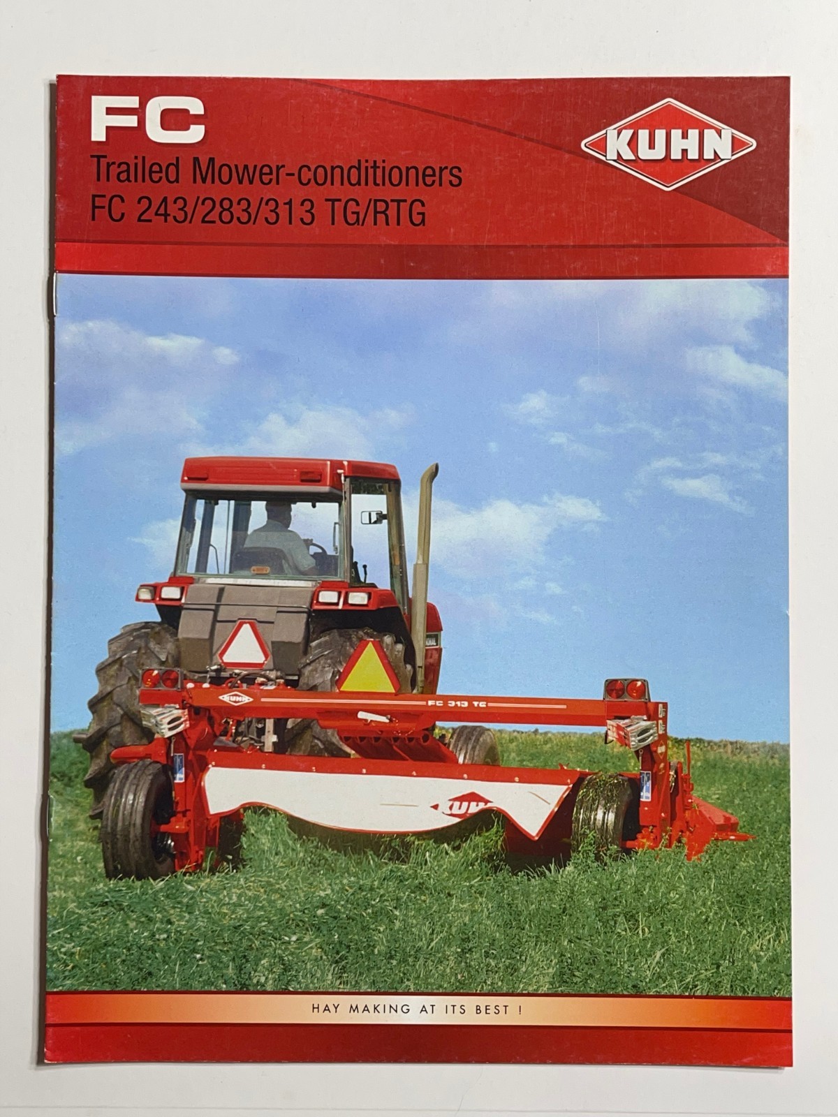 Kuhn FC 243 – 313 Trailed Mower Conditioners – Sales Brochure *Showroom Booklet*