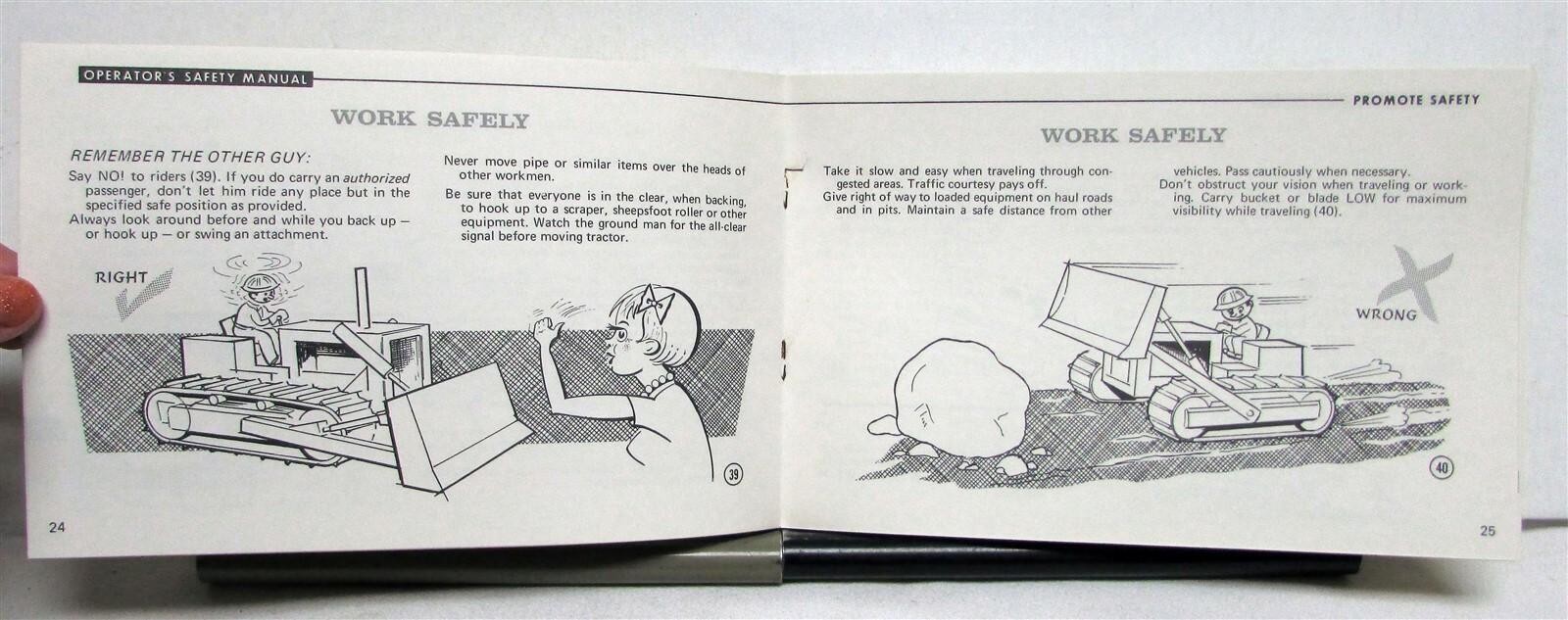 1969 CIMA Crawler Tractor Operating & Maintenance Construction Safety Manual
