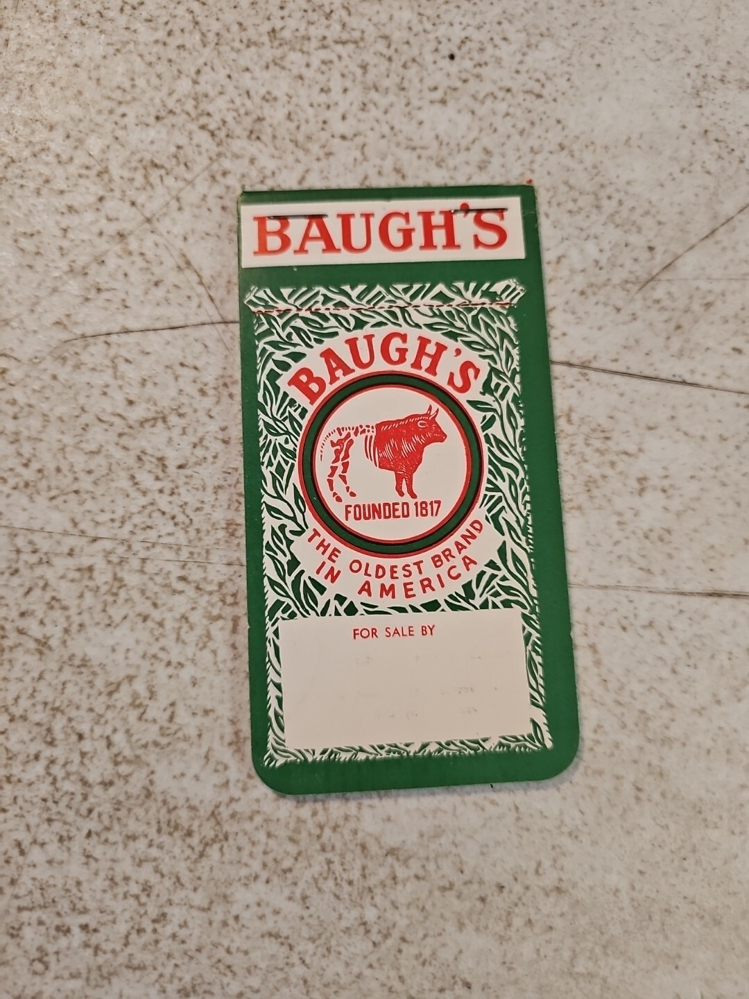 Vintage Baugh&rsquo;s Premium Plant Food & Soil Builder Unused Pocket Note Pad
