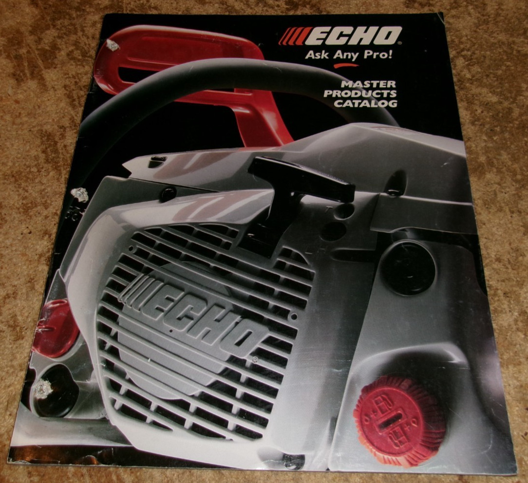 1997 echo master products catalog in very good shape used