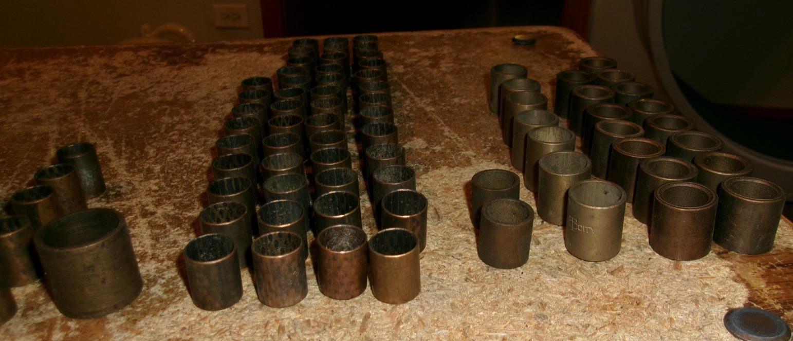 large lot delco-remy assorted size starter bushings new
