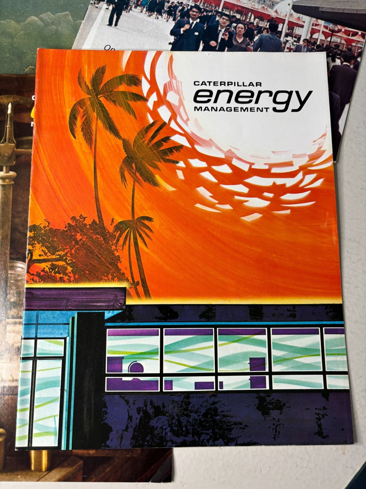 Caterpillar CAT Energy Management Brochure Lot of 6 Vintage Circa 1970 70s