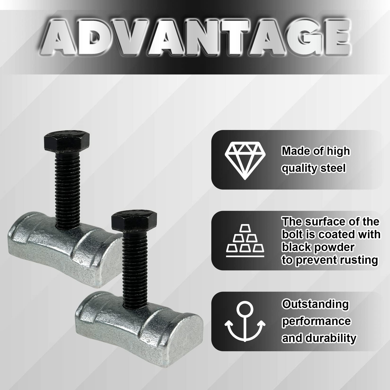 Torsion Bar Adjustment Bolt and Lock Nut Fit for Chevrolet Silverado Tahoe GM…