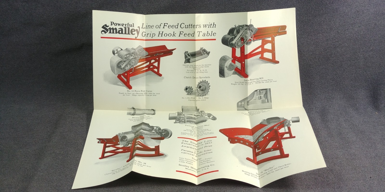 Birdsell Manufacturing Co Smalley Silo Filler Advertising Brochure Antique L56