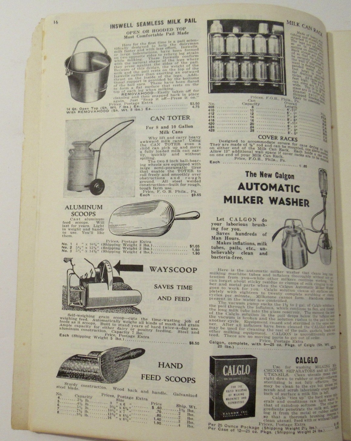 1948 CREUTZBURG & SON Philadelphia PA Dairyman Livestock Cow Farm Supply Catalog