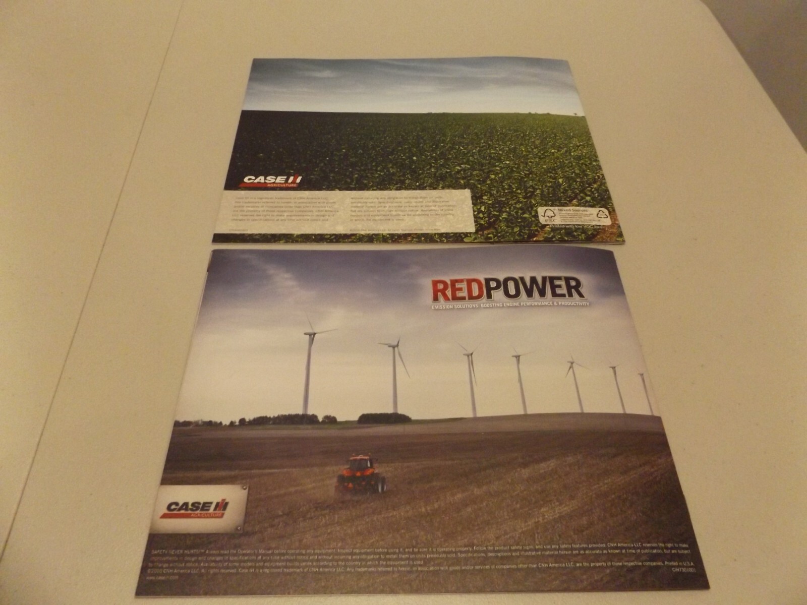 2-pc. CASE-IH MAGNUM SERIES TRACTORS, # CIH7301001 2010, CIH4261003 2010