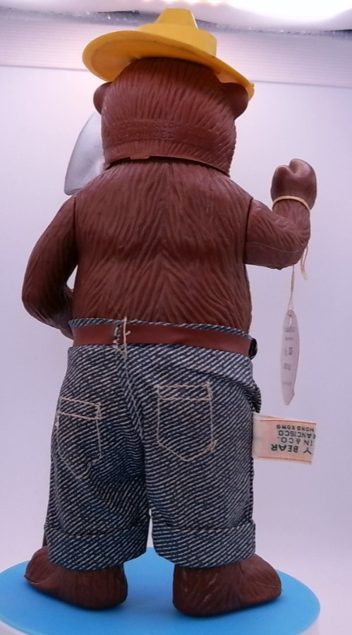 Vintage R. Dakin & Co Smokey Bear Fig No. 3535 w/ Both Original Tags, Hong Kong