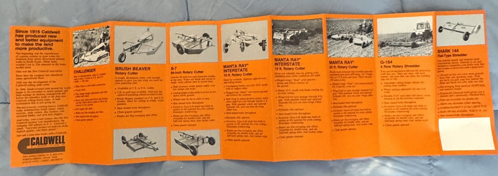 Vintage Farm Equipment Caldwell Full Line Catalog Brochure Farm Tools