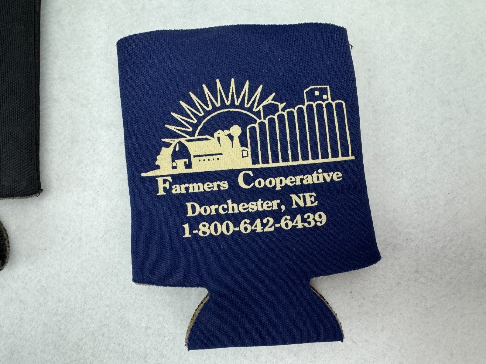 Vintage Koozie Coozie Drink Can Holder Farm Agriculture Advertising Lot of 5