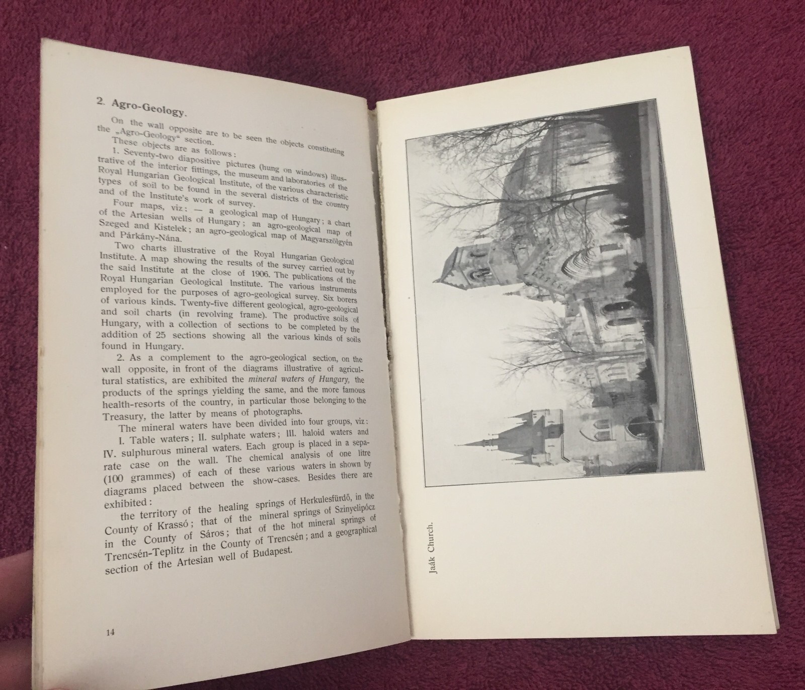RARE 1914 Guide To Royal Hungarian Agricultural Museum Hungary Farming History