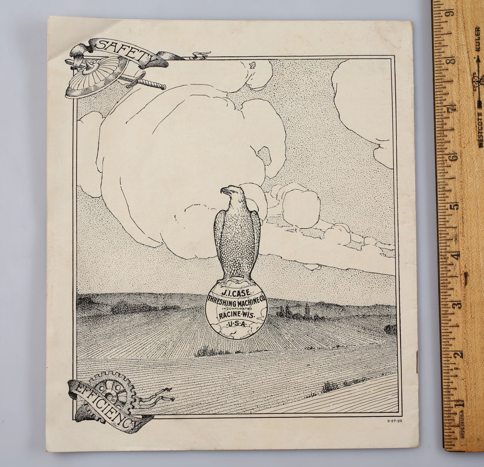 Vintage 1915 J.I. Case Facts From The Field Booklet Racine Wisconsin