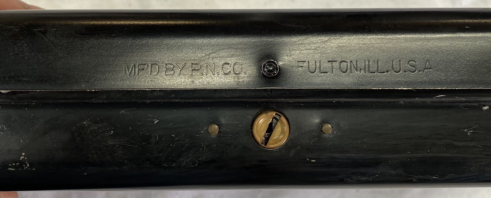 Vintage Farmers & Ginners Cotton Oil Co. Green Tag Mill Documents Metal Box