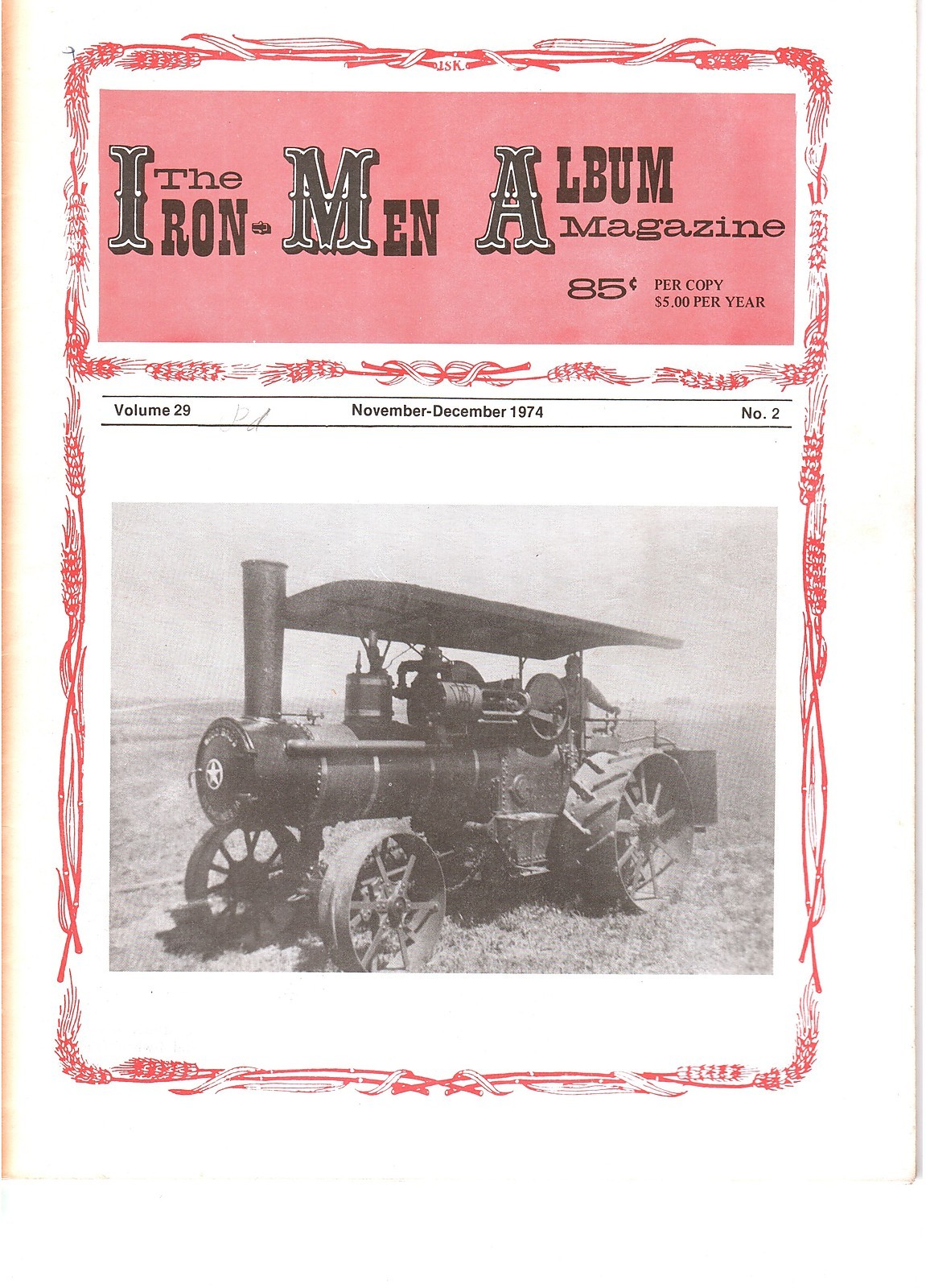 1974 26th Annual Rough & Tumble Kinzer show report, Steam Traction Engine Hobby