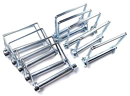 10 Pieces Wire Lock Pin, 5/16 Inch (7.84MM) Heavy Duty Safety Coupler Pin Shaft