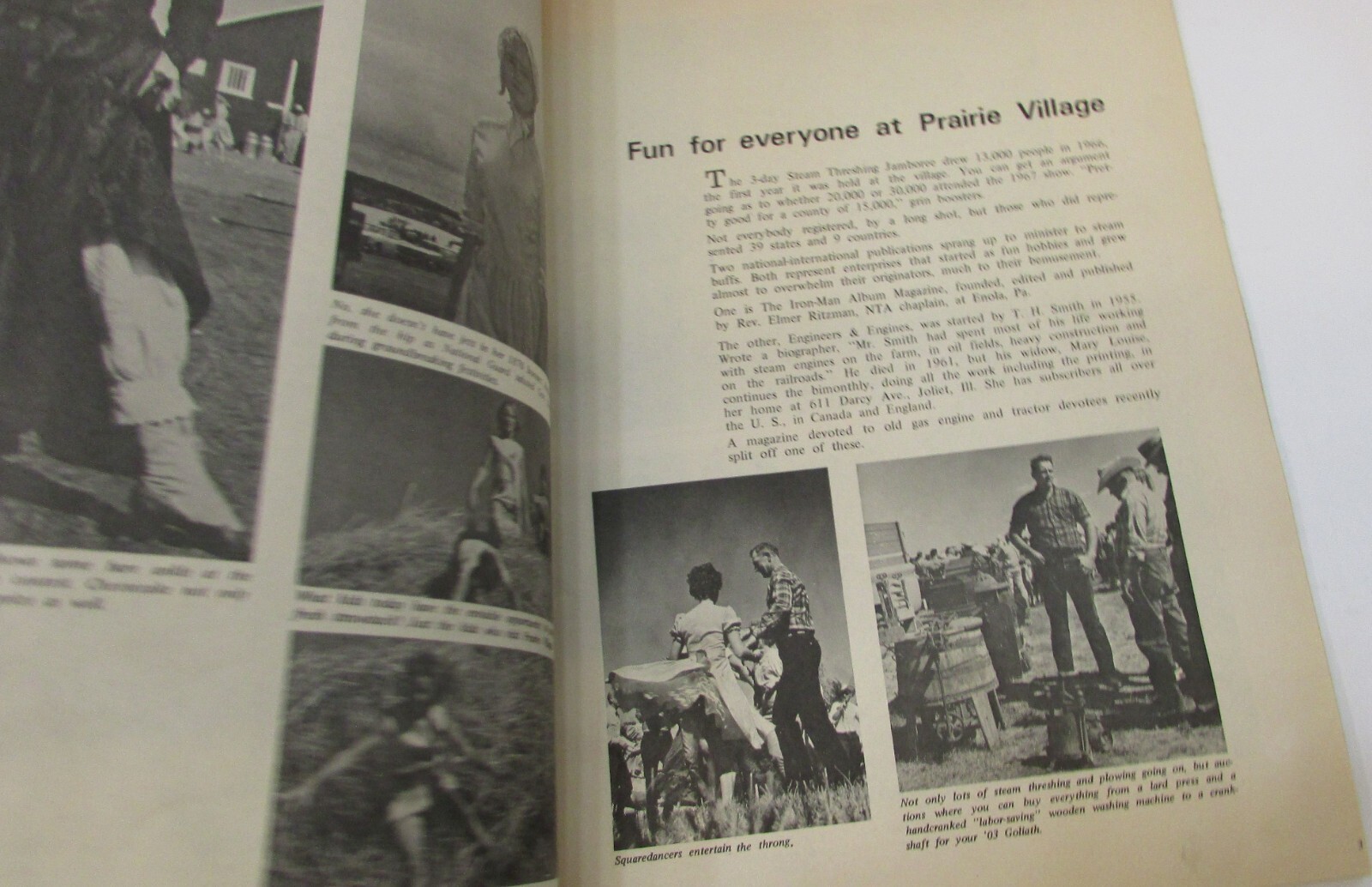 Old 1968 Days of Steam Glory Dana Close Jennings Agriculture Photo pb bk FREE SH