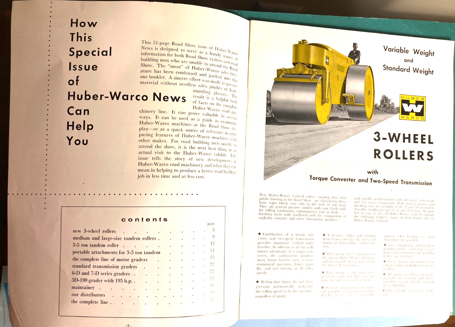 Huber-Warco News Special Road Show Edition 31-page magazine
