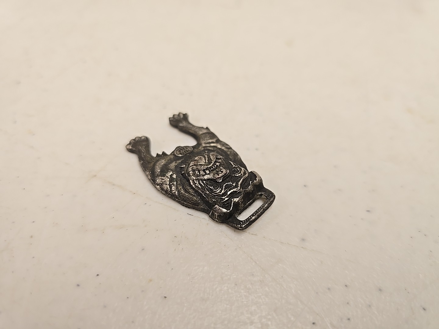 Antique Avery MFG Co Peoria IL Bulldog Line Motor Farming Advertising Watch Fob