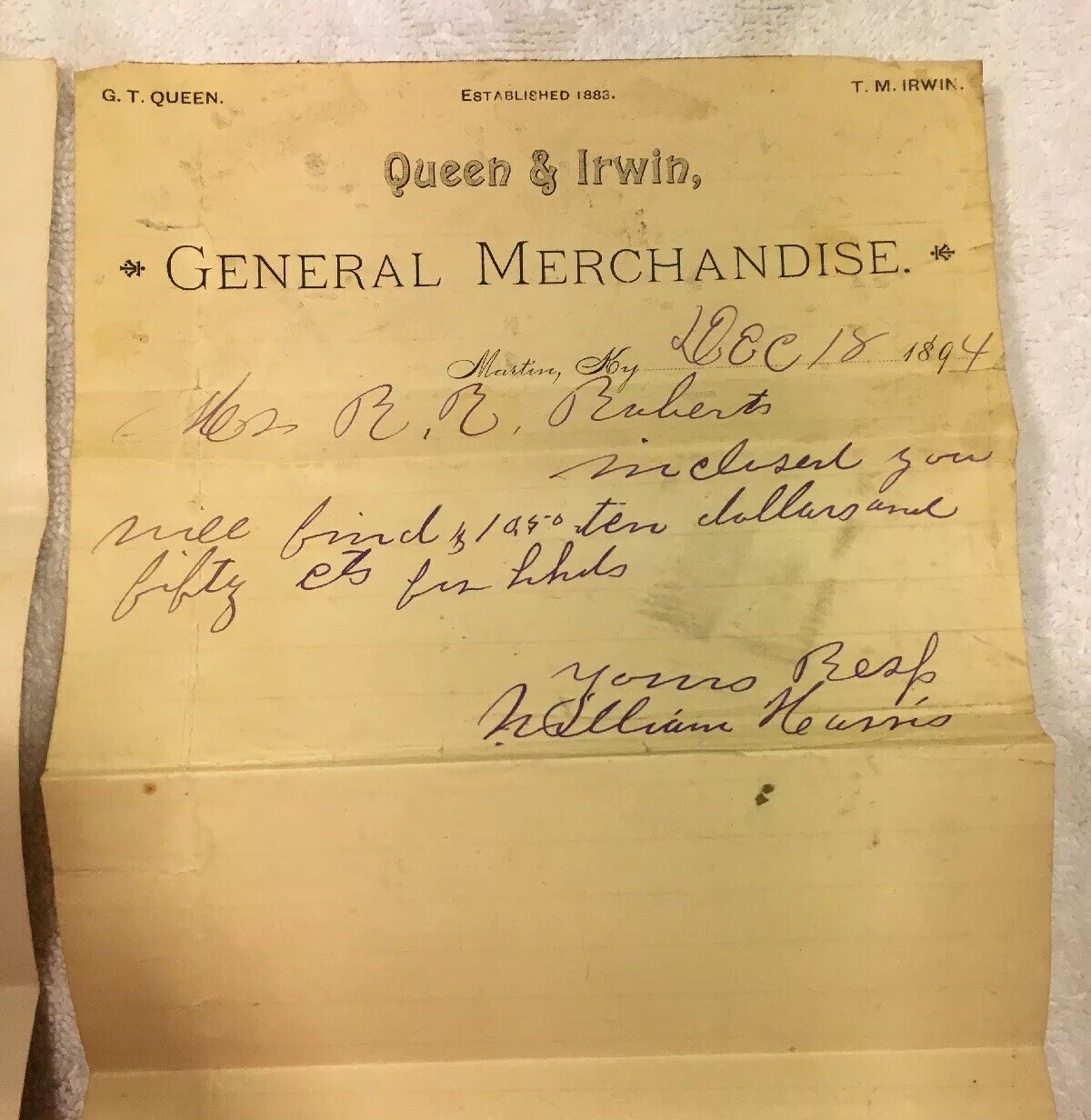 BF Avery Lexington Tractor Disk Harrow Dealer&rsquo;s Brochure & Queen Irwin Martin KY