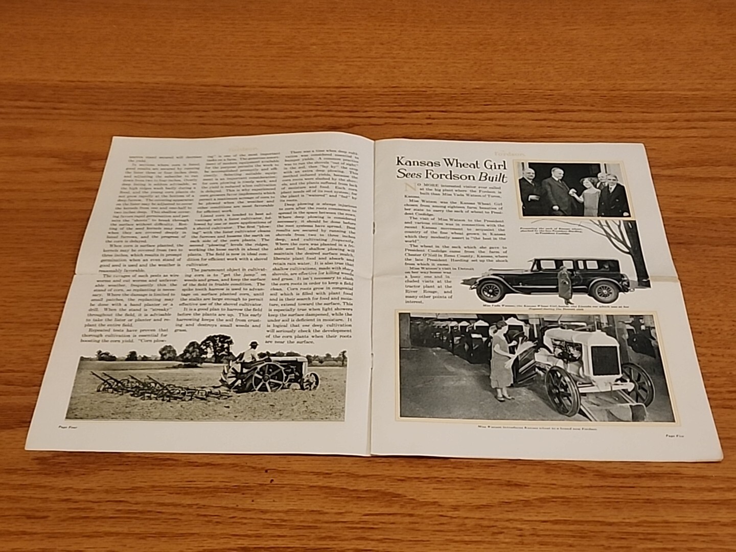 The Fordson Magazine April 1925 Vintage Original