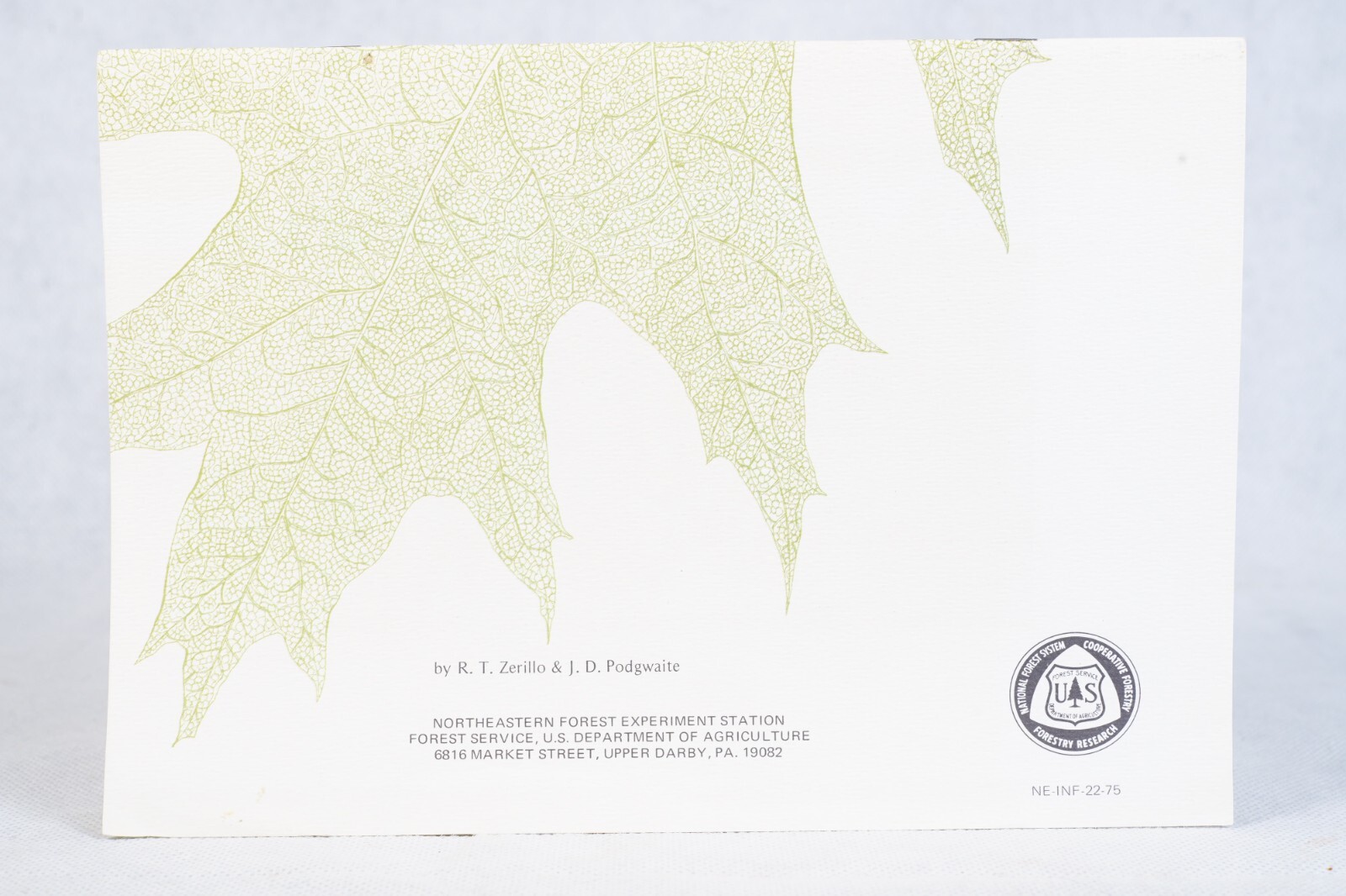 PA Vintage Agricultural Brochure Meet Gypsy Moth R.T. Zerillo and J.D. Podgwaite