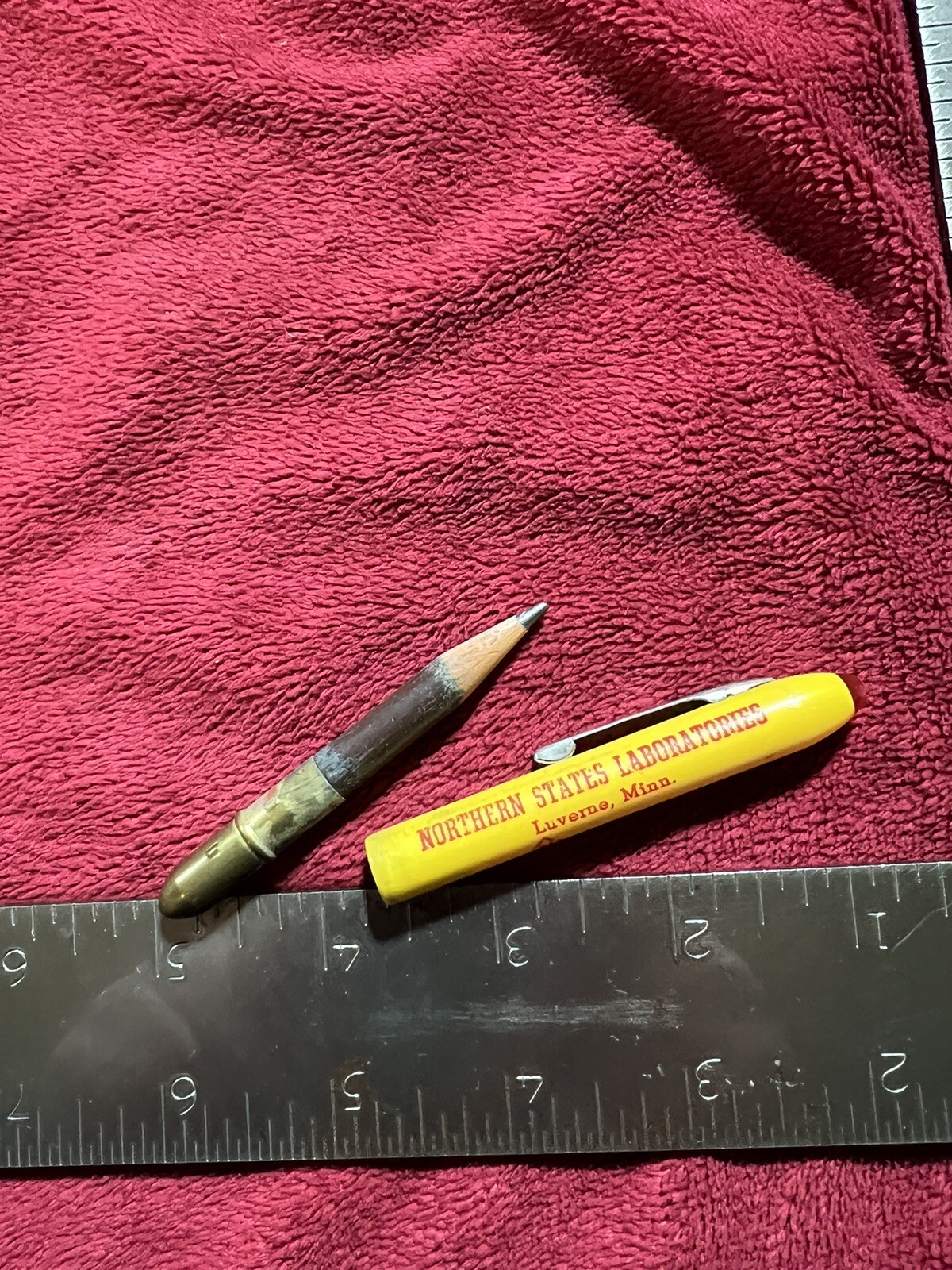 Vintage Bullet Pencil, Northern States Laboratories NOX from Luverne MN.