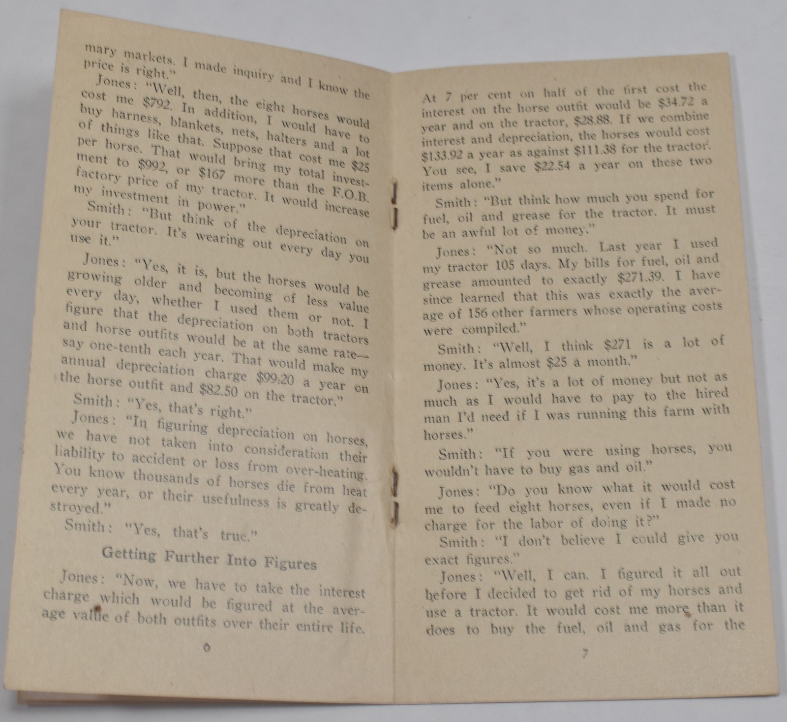 1932 Vintage Try to Sell Em Horses After They&rsquo;ve Used a Farm Tractor Brochure