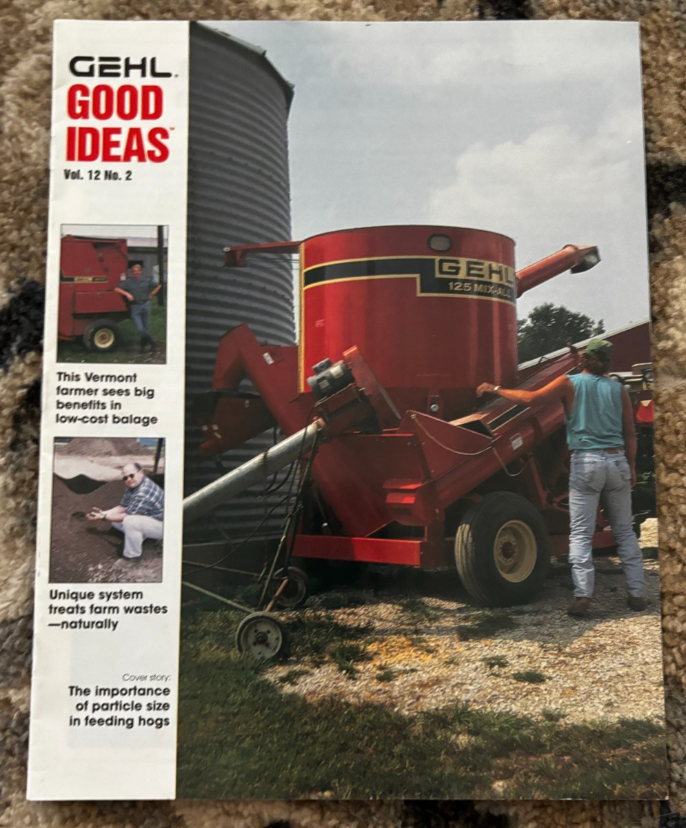 Gehl Farm Equipment Good Idea&rsquo;s Magazine Vol 12 No.2 Brochure DCPA26