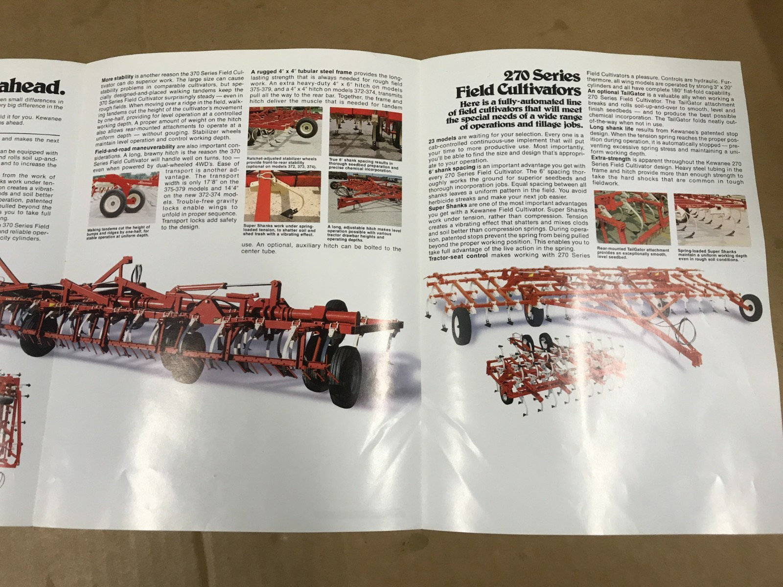 Vintage Kewanee Field Cultivators Salesman Brochure