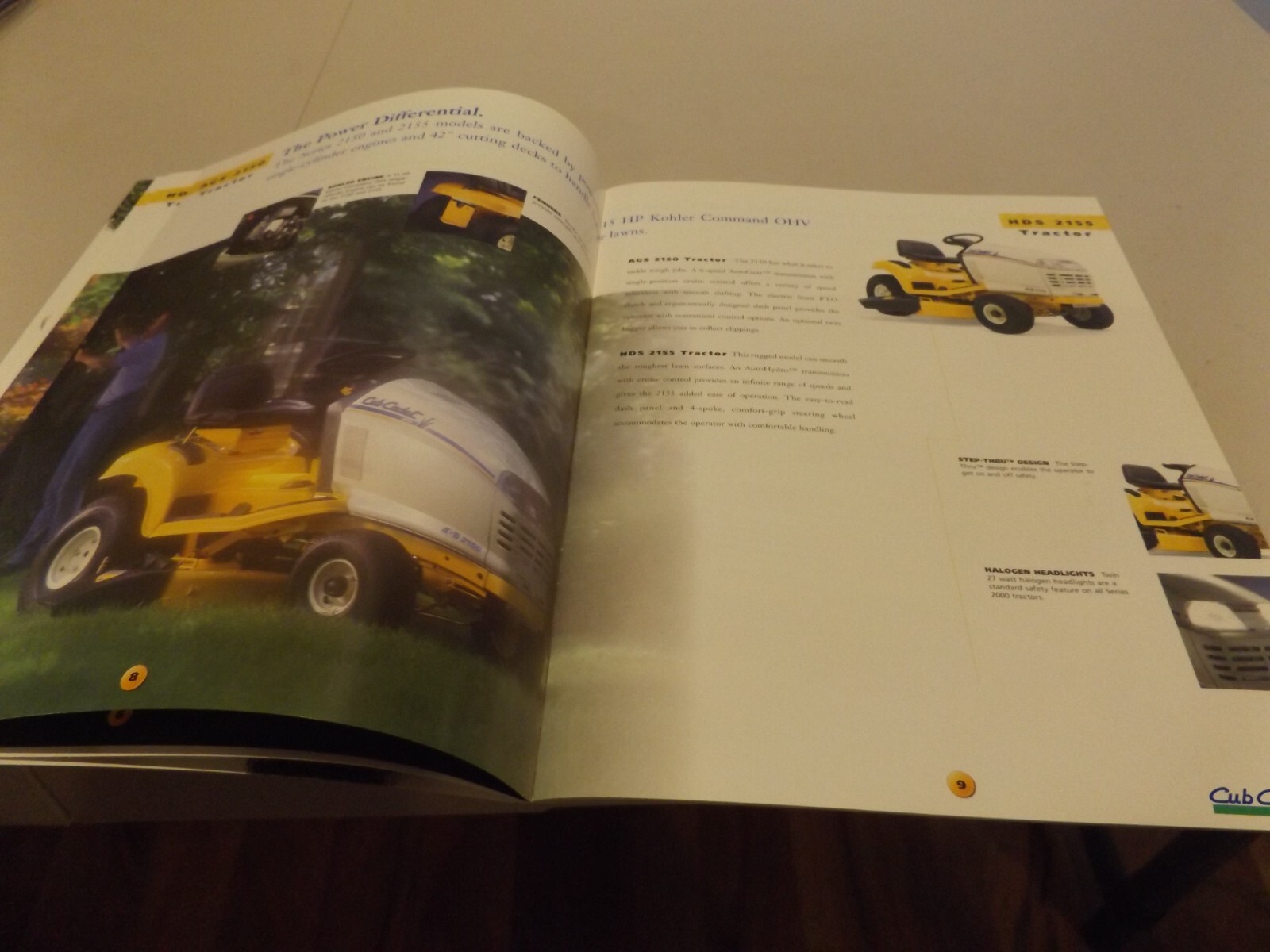 CUB CADET by MTD SERIES 2000 GARDEN TRACTORS, LIT # 773-0300 12/96