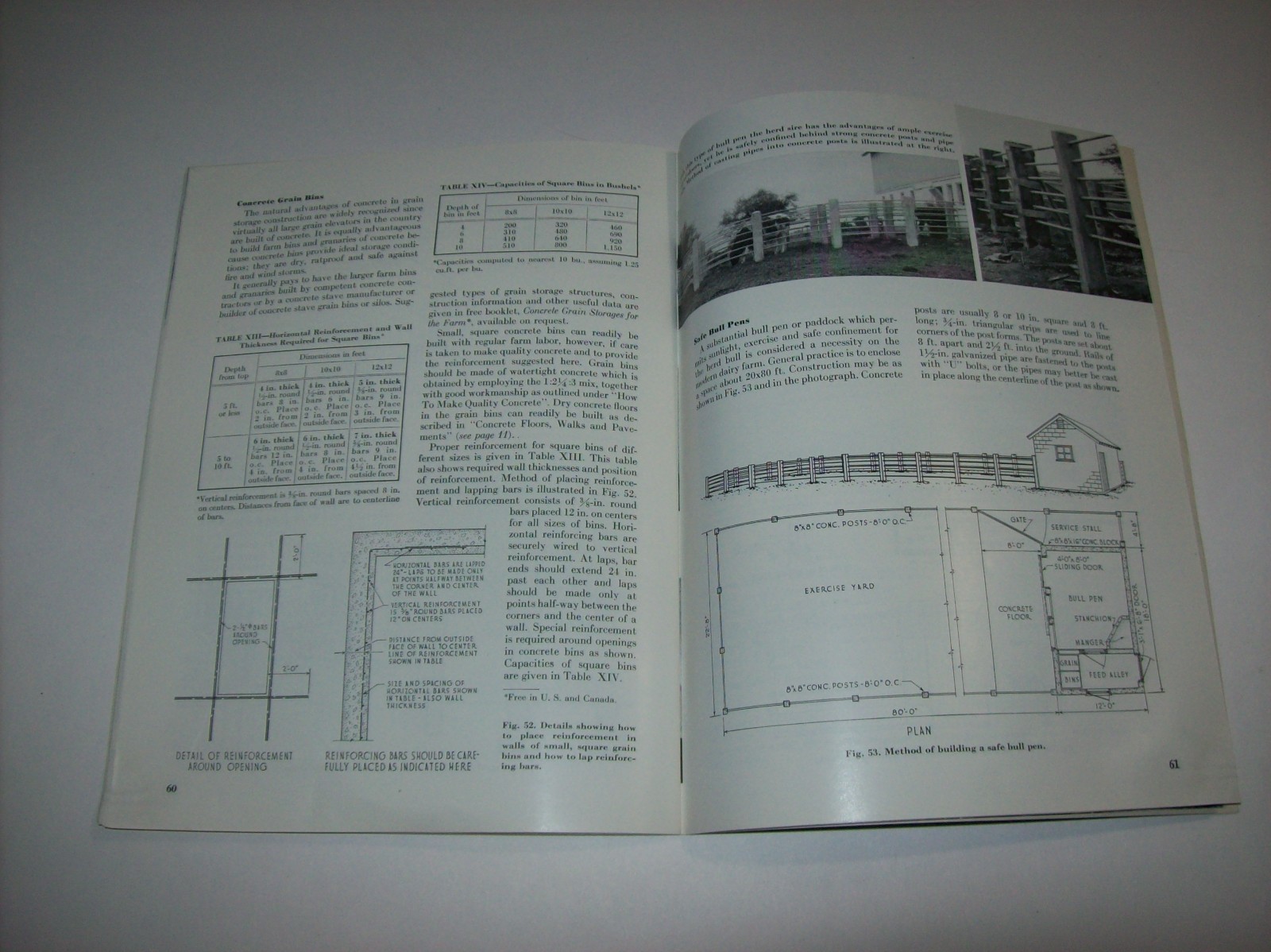 Vintage 1946 HANDBOOK OF CONCRETE FARM CONSTRUCTION, Portland Cement Association