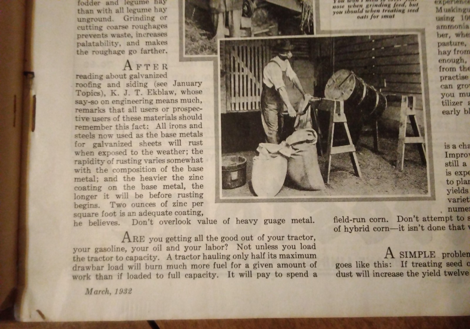 Vtg Natl Farm Journal Mag Mar 1932 Chicken Hen Egg Lay Coop Ephemera Agriculture