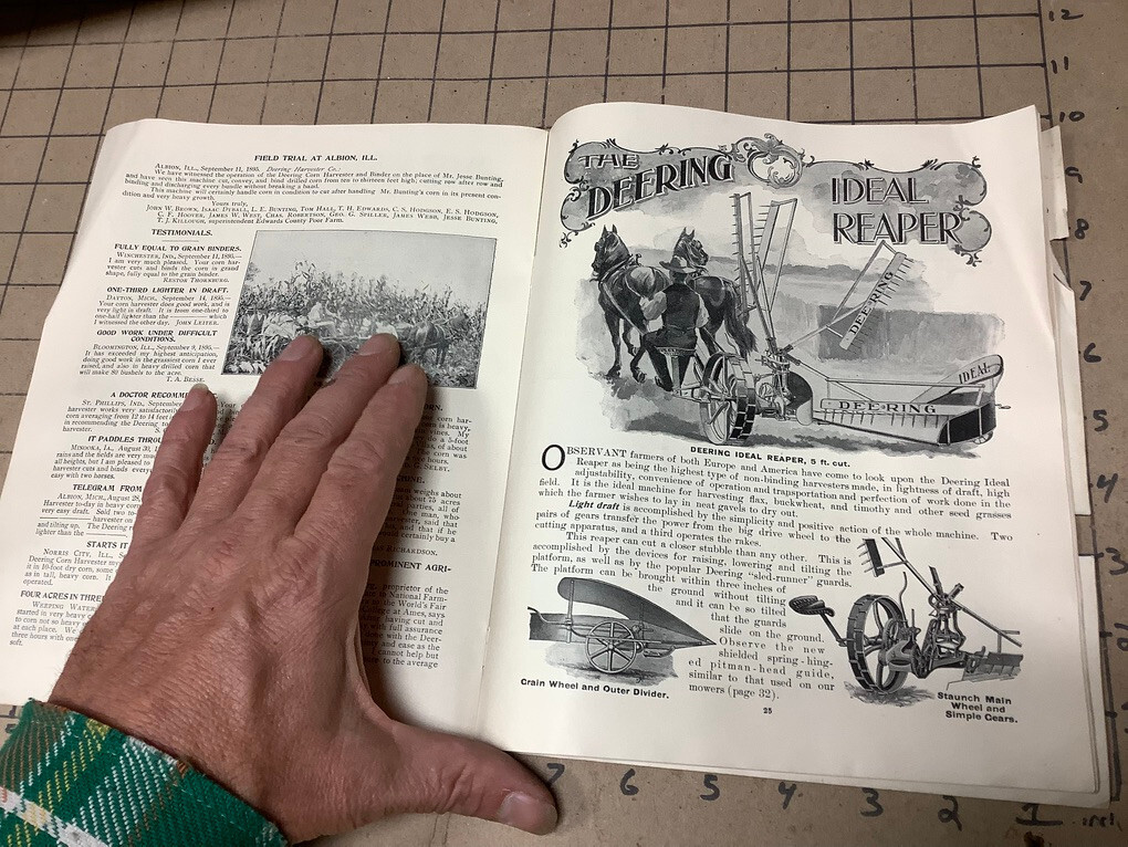Original CATALOG –1890&rsquo;s ROLLER & BALL BEARINGS on the FARM 40pgs