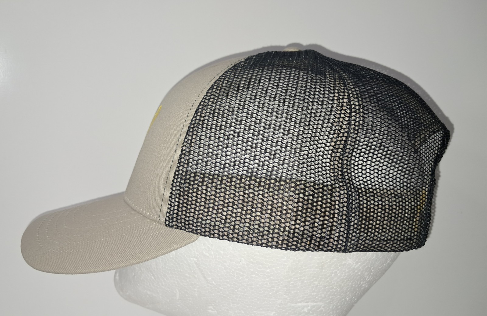 Ag-Pro Logo Promo Trucker Hat Cap Mesh Strapback OSFM Tan John Deere Co