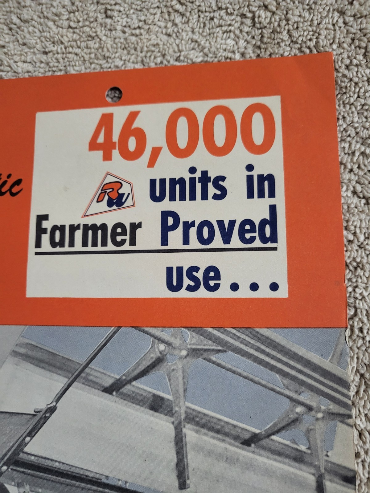 Vintage 1966 Brochure ROPER-WRIGHT HYDRAULIC Combine HEADER CONTROL FARM AG