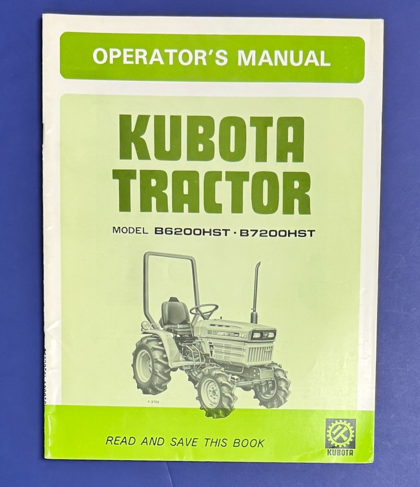 KUBOTA Operator’s Manual B6200HST B7200HST Tractors