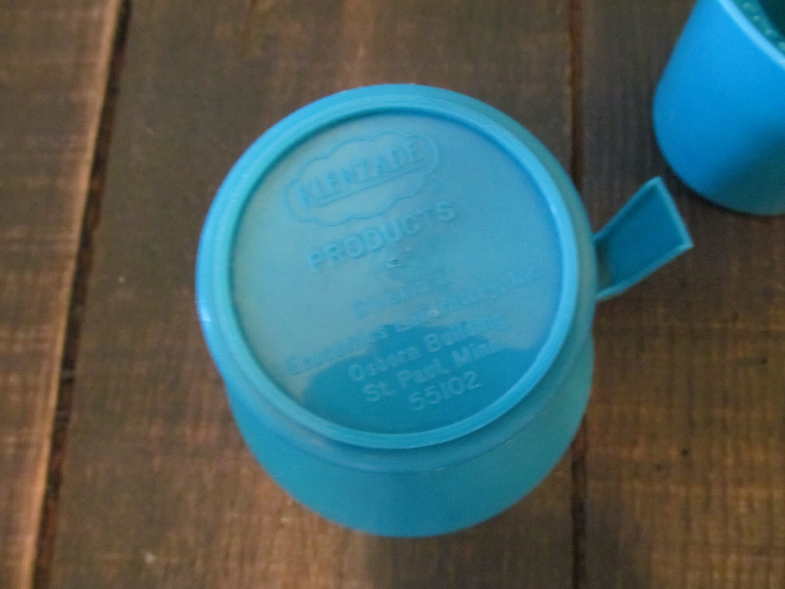VTG Cow Teat Dipper Plastic Cup w/ Handle Klenzade Farm Livestock