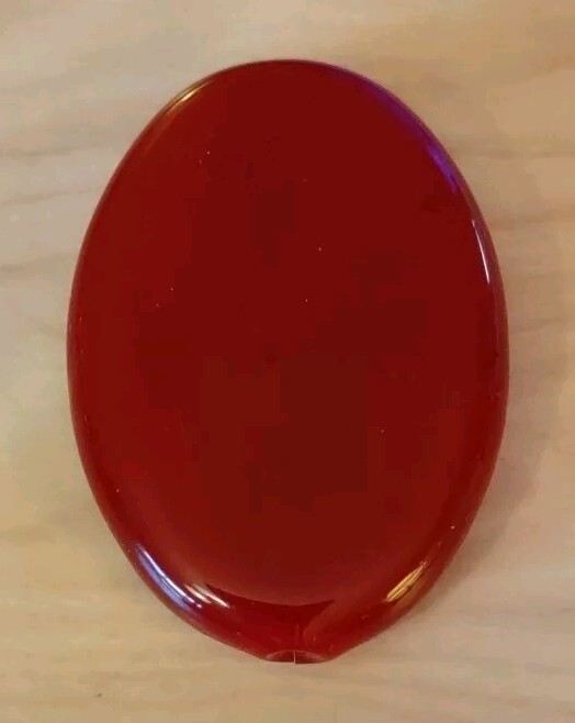 Midland Cooperatives Vintage 1970&rsquo;s Red Oval Vinyl Coin Pouch