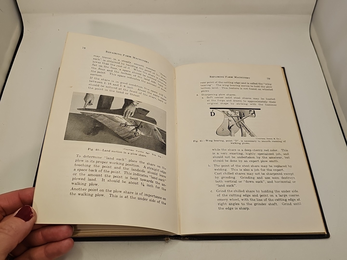 Book Repairing Farm Machinery truck tractor hit miss engine 1940 Morrison