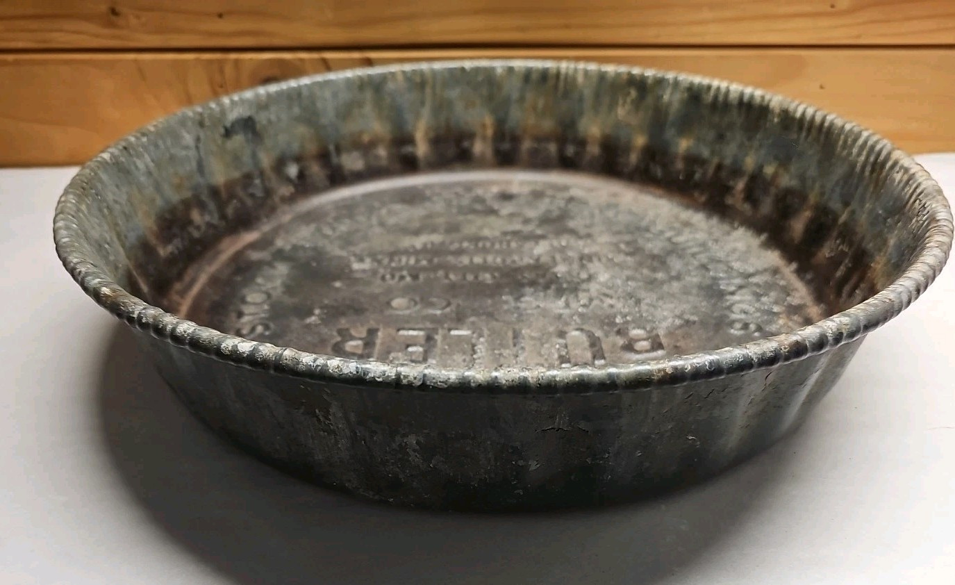 1950 Butler Mfg. Co. Grain Bin Advertising Grain Livestock Pan Vintage