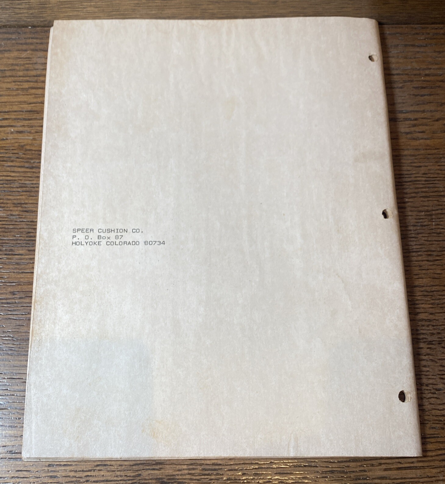 1970&rsquo;s Speer Cushion Co. Holyoke Colorado Tractor Seat Catalog Deere, AC,Case,IH