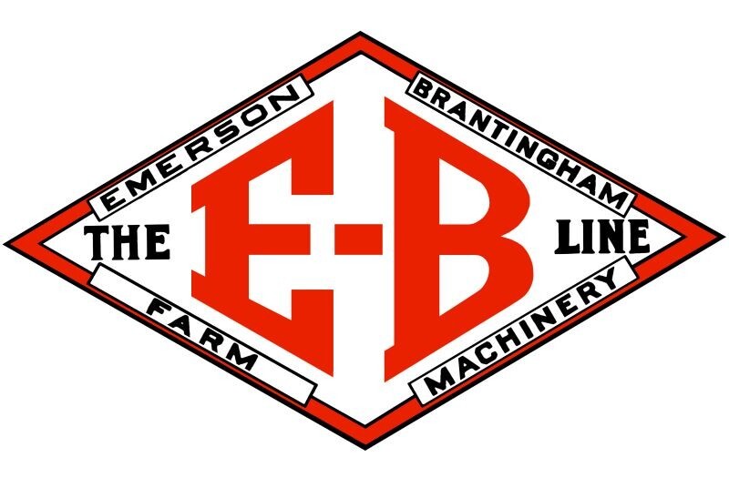 Emerson Brantingham Line DIECUT NEW 18&Prime; Wide Metal Sign USA STEEL XL Size 3 lbs