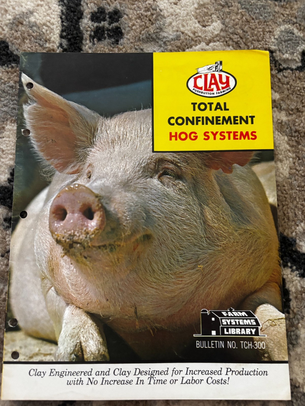 Clay Total Confinement Hog Systems For 1967 Brochure DCPA26