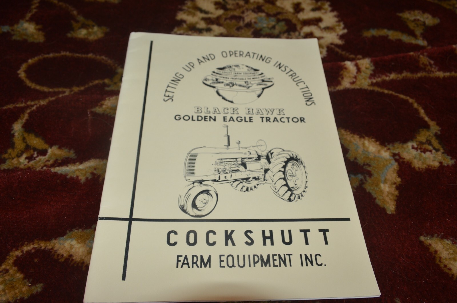 Cockshutt Black Hawk Tractor Operator&rsquo;s Manual LHPA