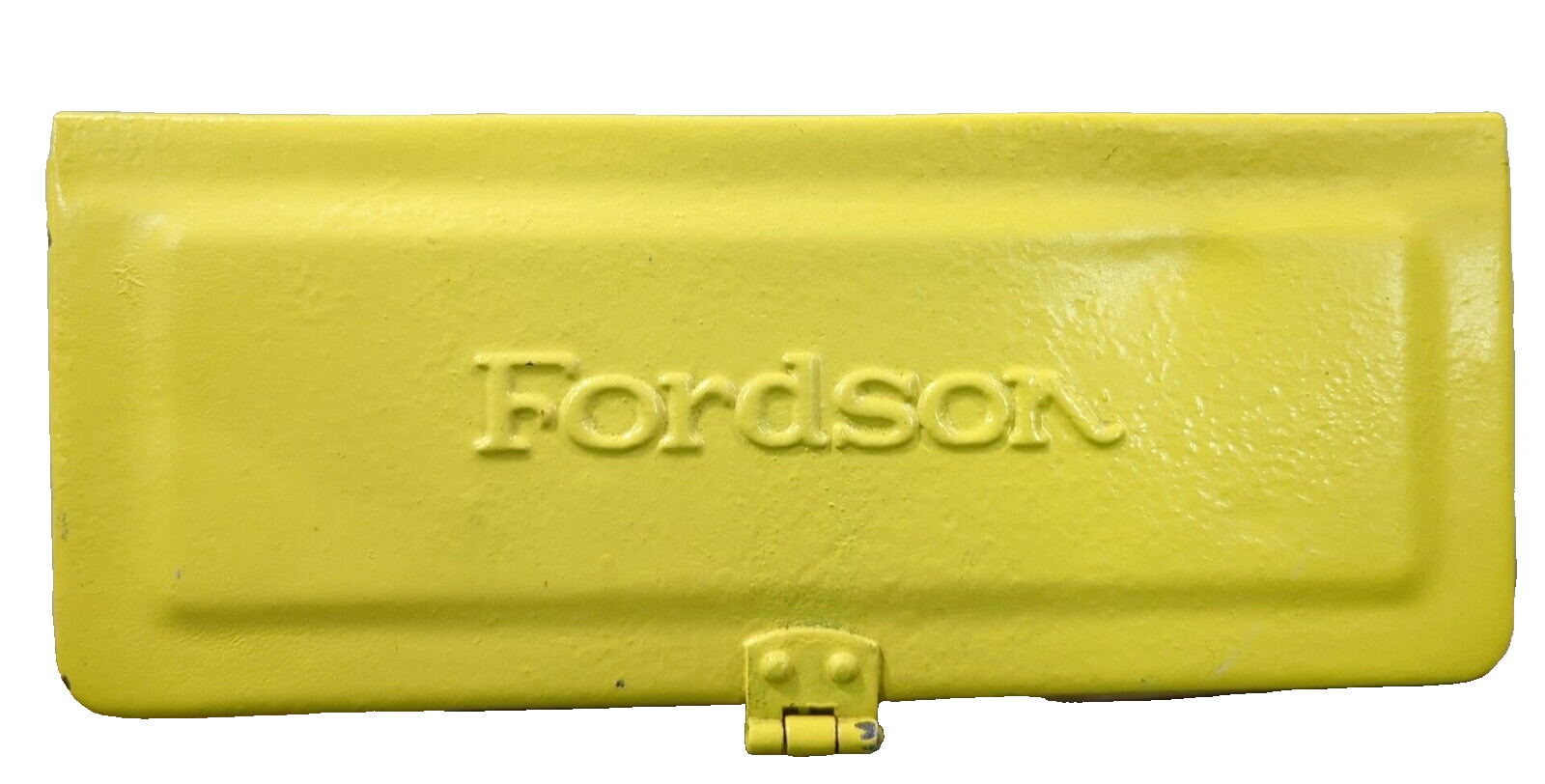 Fordson Tractor Tool Box Antique Farm Collectible 1910-20s Yellow Birdhouse Conv