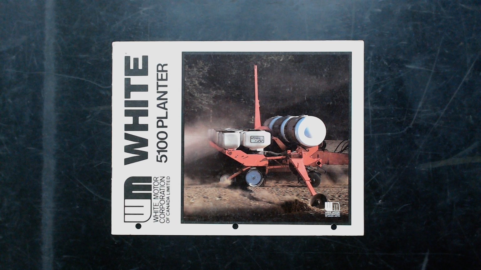 White 5100 Planter Vintage Agriculture Brochure 4-Row Narrow 28-30in