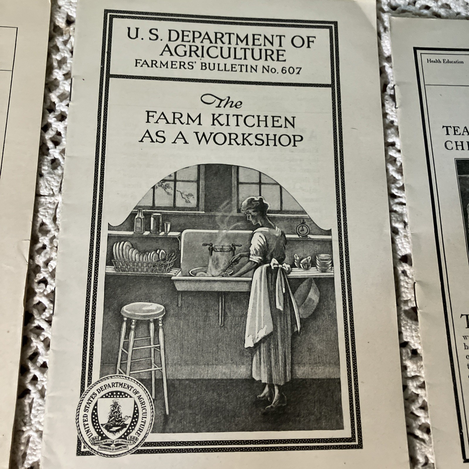 Departments of US Government Antique 1900&rsquo;s & 20&rsquo;s Bulletin&rsquo;s Pamphlet&rsquo;s -C