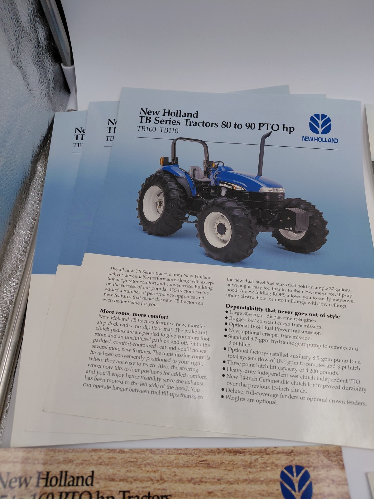 Lot Of 50 + Vtg Early 2000s New Holland Tractor/Skidloader & Implement Brochures