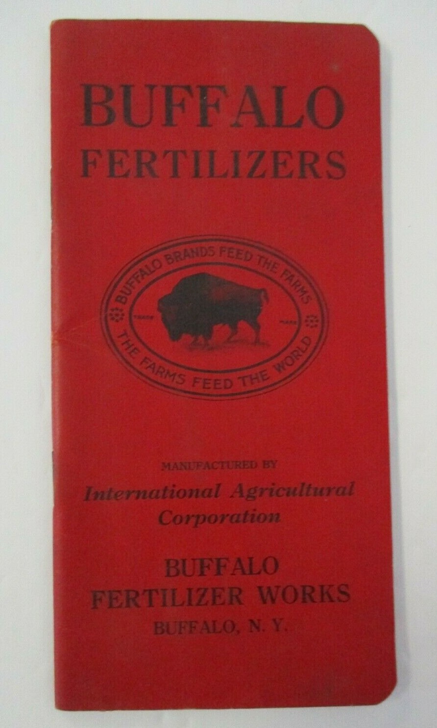 BUFFALO FERTILIZERS Advertising Memo Booklet, 1916-1917